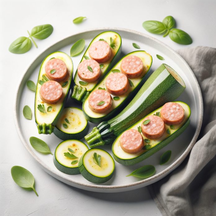 Zucchini Boats with Turkey Sausage: A Low-Carb Dinner Option